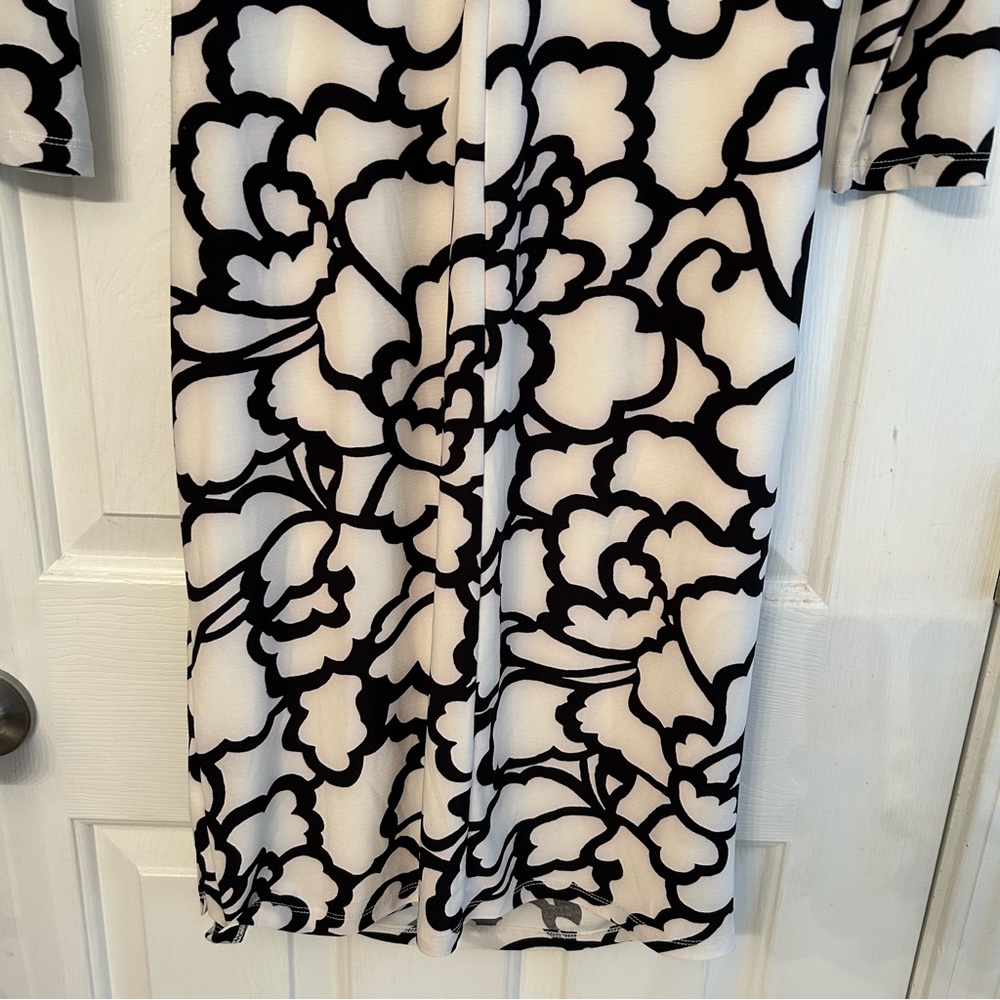 Catherine Malandrino black and white dress Size 8 - Picture 7 of 8